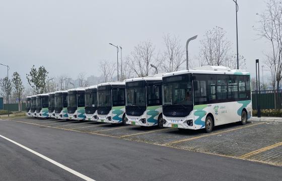 “換新裝”10輛新能源電動(dòng)公交車(chē)投入運(yùn)營(yíng)(圖文)